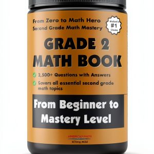 Math Mastery Fraction Workbook for Kids Ages 7-16 - 155 Page Replica-0