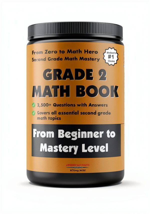 Math Mastery Fraction Workbook for Kids Ages 7-16 - 155 Page Replica-0