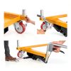 Hydraulic Lift Table Cart GarveeTech 330lb Single Scissor Yellow-3
