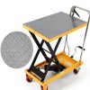 Hydraulic Lift Table Cart Garvee 1100lb 35.5in Height Steel 4 Wheels-4