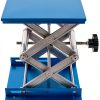 Lab Jack Stand RXLIFE Scissor Lift Table 33LBS Blue 8x8 Platform-5