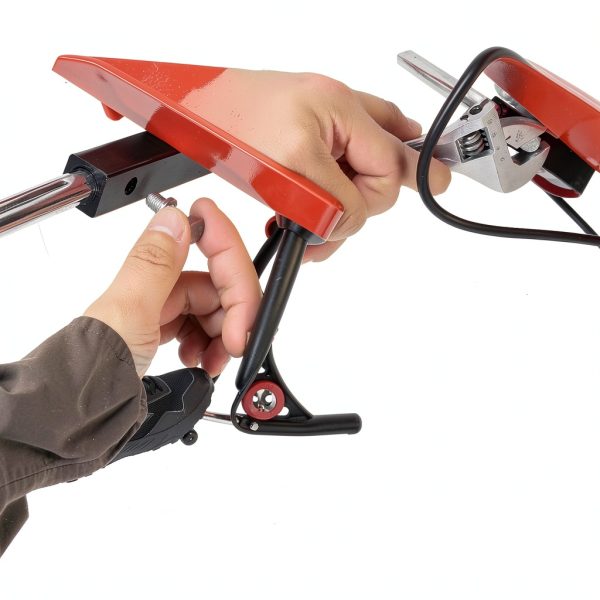 Heavy Duty Hydraulic Lift Table Cart 500LB Capacity by Garvee Red-5