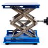 Lab Jack Stand RXLIFE Scissor Lift Table 33LBS Blue 8x8 Platform-1