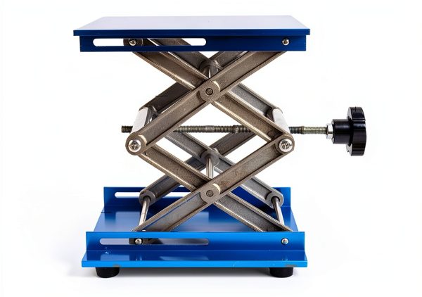Lab Jack Stand RXLIFE Scissor Lift Table 33LBS Blue 8x8 Platform-1