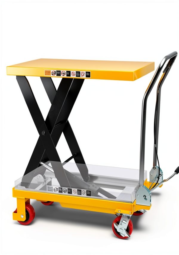 Hydraulic Lift Table Cart VisHomeYard 660lb Scissor 28in-1