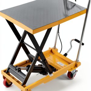 Hydraulic Lift Table Cart Garvee 1100lb 35.5in Height Steel 4 Wheels-0