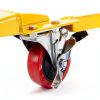 500 Lbs Hydraulic Lift Table Cart, 28.5" Lifting Height, Manual Single Scissor Lift Table with 4 Wheels and Non-Slip Pad, Hydraulic Scissor Cart for Material Handling-1