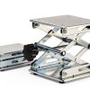 6" x 6" Lift Table Lab Scissor Stand Platform | Stainless Steel Laboratory Lift Stand, Lab Lift Stand Table Lifting Jack Platform, Expandable Lift Height Range 2.9"/75mm to 10"/260mm-4