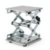 6" x 6" Lift Table Lab Scissor Stand Platform | Stainless Steel Laboratory Lift Stand, Lab Lift Stand Table Lifting Jack Platform, Expandable Lift Height Range 2.9"/75mm to 10"/260mm-1
