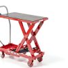 Heavy Duty Hydraulic Lift Table Cart 500LB Capacity by Garvee Red-6