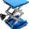 Lab Jack Stand RXLIFE Scissor Lift Table 33LBS Blue 8x8 Platform-6