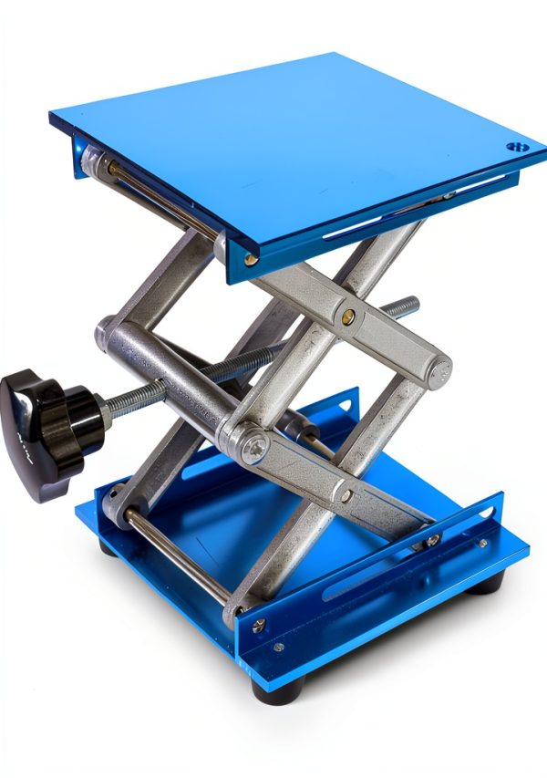Lab Jack Stand RXLIFE Scissor Lift Table 33LBS Blue 8x8 Platform-6