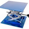 Lab Jack Stand RXLIFE Scissor Lift Table 33LBS Blue 8x8 Platform-3