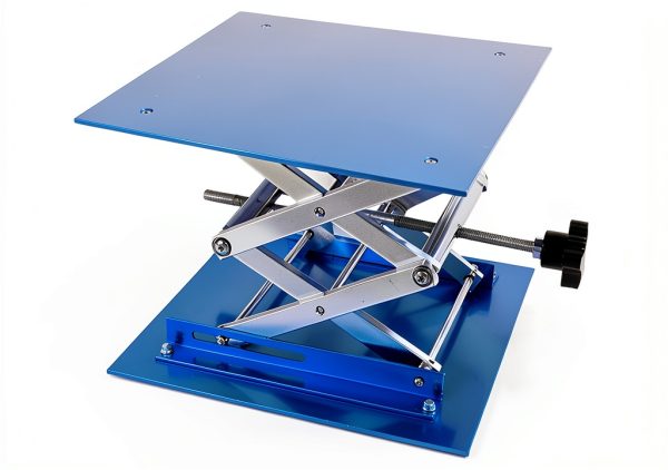 Lab Jack Stand RXLIFE Scissor Lift Table 33LBS Blue 8x8 Platform-3
