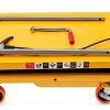 770LBS Hydraulic Lift Table Cart GOSHET 51in Height Yellow 4 Wheel-4