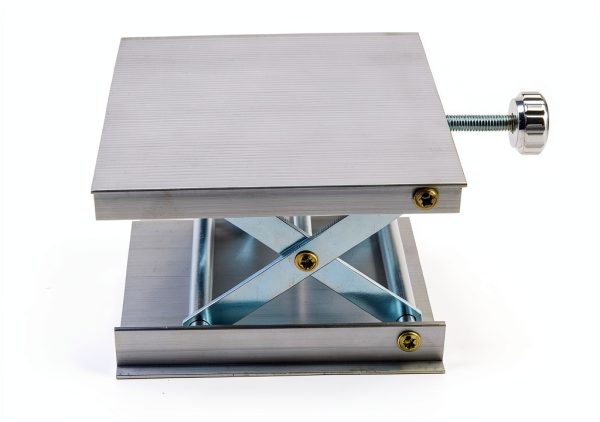 Lab Lifting Platform LUORNG Lift Table Aluminum Alloy 90mm-0