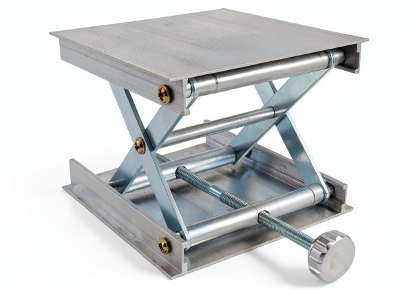 Lab Lifting Platform LUORNG Lift Table Aluminum Alloy 90mm-3