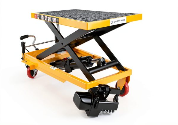 Hydraulic Lift Table Cart KAFLLA 330lb Lift with Foldable Handle-6