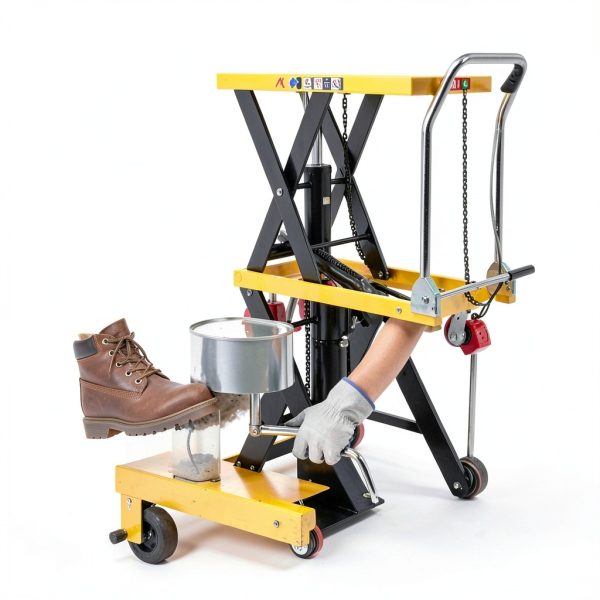 Hydraulic Lift Table Cart VisHomeYard 660lb Scissor 28in-2