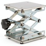 6" x 6" Lift Table Lab Scissor Stand Platform | Stainless Steel Laboratory Lift Stand, Lab Lift Stand Table Lifting Jack Platform, Expandable Lift Height Range 2.9"/75mm to 10"/260mm-0