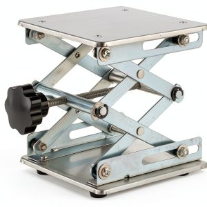 6" x 6" Lift Table Lab Scissor Stand Platform | Stainless Steel Laboratory Lift Stand, Lab Lift Stand Table Lifting Jack Platform, Expandable Lift Height Range 2.9"/75mm to 10"/260mm-0