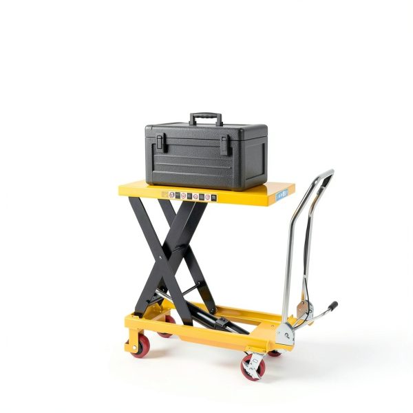 Hydraulic Lift Table Cart VisHomeYard 660lb Scissor 28in-3