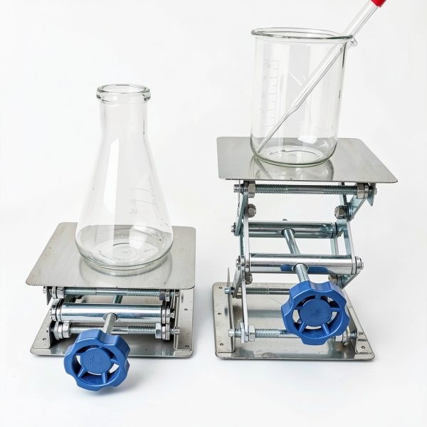 Stainless Steel Lab Jack Stand Table Lift Laboratory Mini Scissor Lift Jack 4" x 4"-6