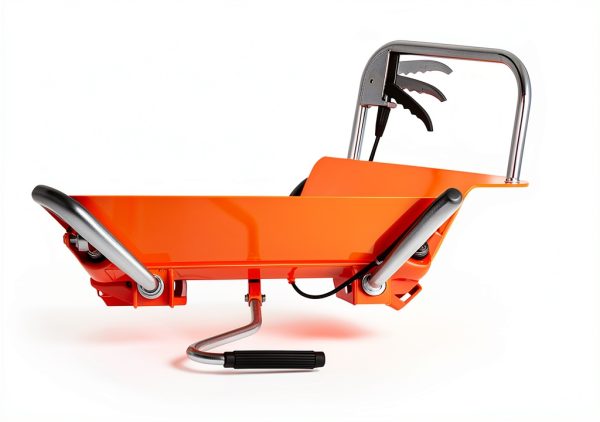 T Tory Carrier Hydraulic Manual Scissor Lift Table Cart, 770 lbs Capacity 51.2" Lifting Height, 4 Wheels Lift Table and Safety Back Guard for Material Handling-4