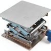 Stainless Steel Lab Jack Stand Table Lift Laboratory Mini Scissor Lift Jack 4" x 4"-1