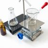Stainless Steel Lab Jack Stand Table Lift Laboratory Mini Scissor Lift Jack 4" x 4"-5