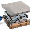 Stainless Steel Lab Jack Stand Table Lift Laboratory Mini Scissor Lift Jack 4" x 4"-0