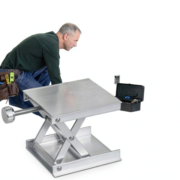 Tookie Lab Scissors Jack Adjustable Aluminum Alloy Lift Table Platform-2
