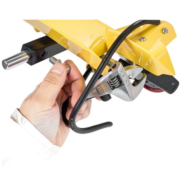 Heavy Duty Hydraulic Lift Table 770LB Double Scissor Yellow Garvee-5