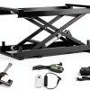 Height Adjustable Electric Lifting Platform sjt 408lb Lift Table Black-0
